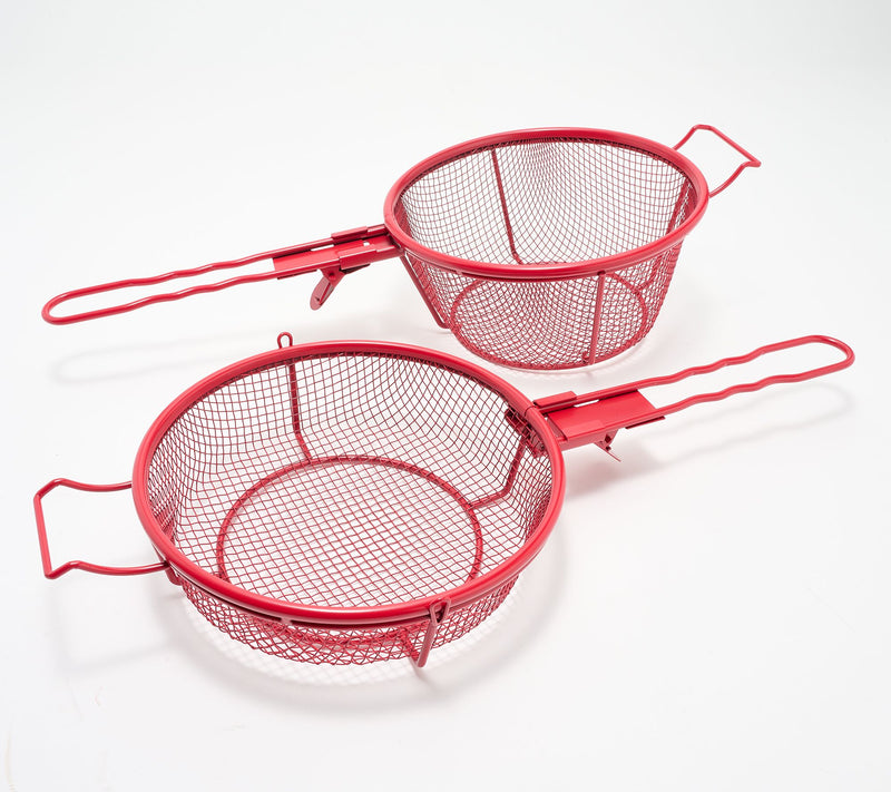 Henning Lee 8" Nonstick Grill Shaker Basket — View 8