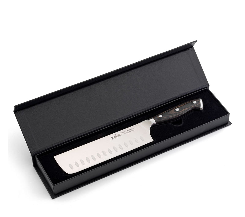 JoyJolt High Carbon Steel 7" Nakiri Knife — View 4