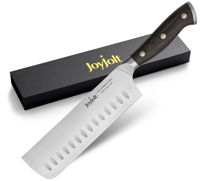 JoyJolt High Carbon Steel 7" Nakiri Knife — View 3