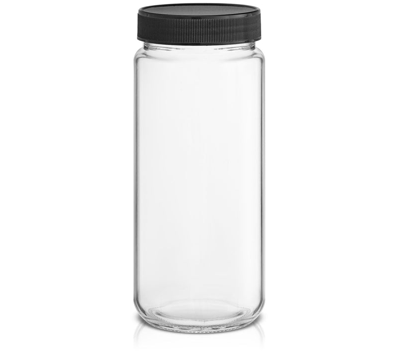 JoyJolt Reusable Glass Juice Bottles with Lidset of 8 — View 7