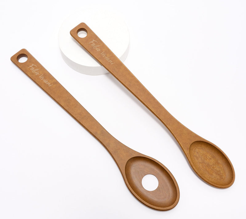 Fabio 2pc Dishwasher Safe Wooden Utensil Set — View 5