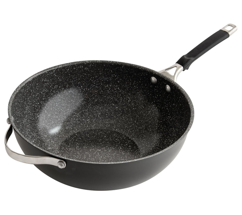 Nordic Ware Verde Ceramic Nonstick Spun 12" Wok — Main view