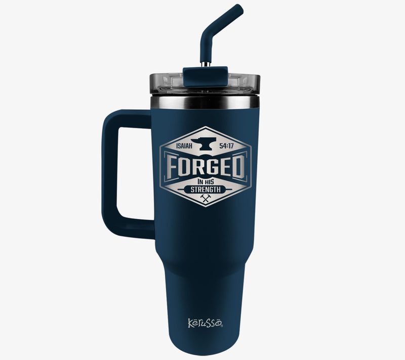 Kerusso 40oz Dual Wall Mug With Straw — View 8
