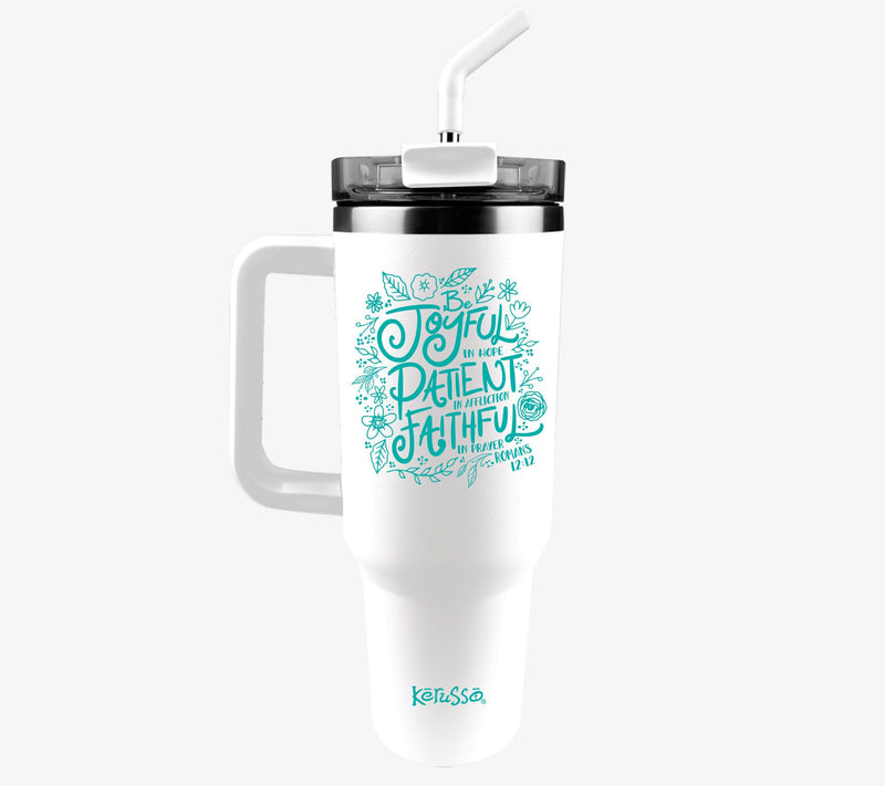 Kerusso 40oz Dual Wall Mug With Straw — View 13