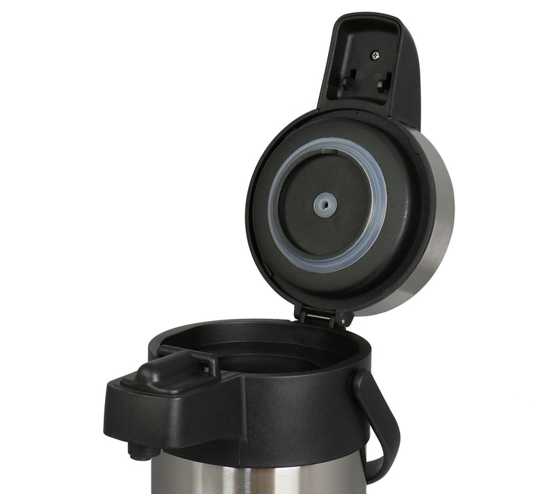 MegaChef 3 Liter Stainless Steel Vacuum Body Pump Cap Air Pot — View 6