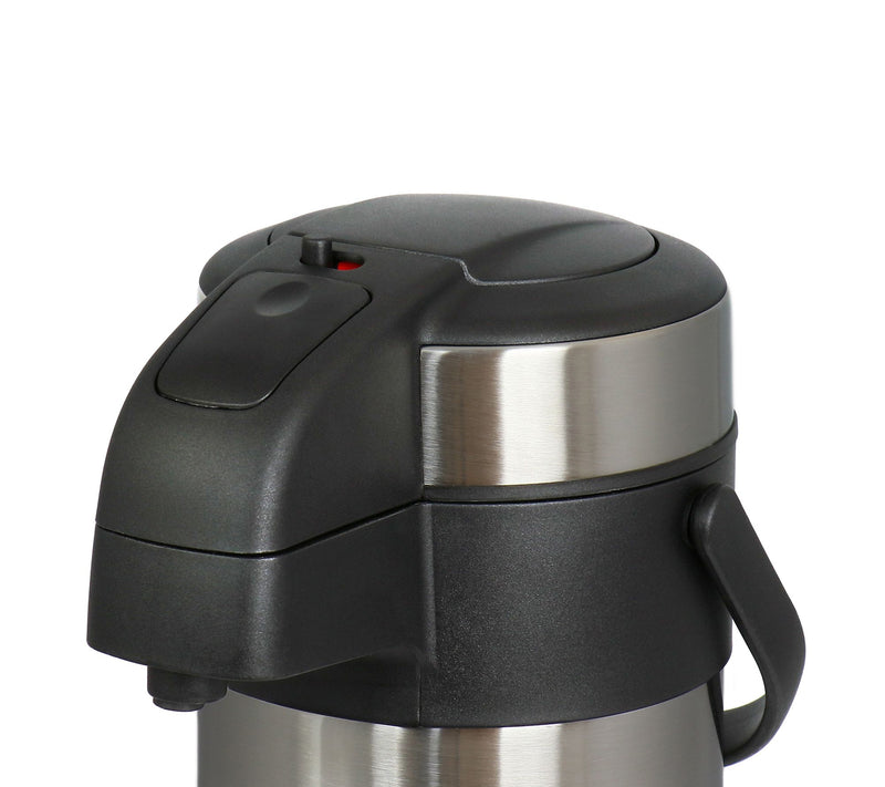 MegaChef 3 Liter Stainless Steel Vacuum Body Pump Cap Air Pot — View 5