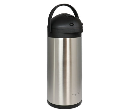 MegaChef 3 Liter Stainless Steel Vacuum Body Pump Cap Air Pot
