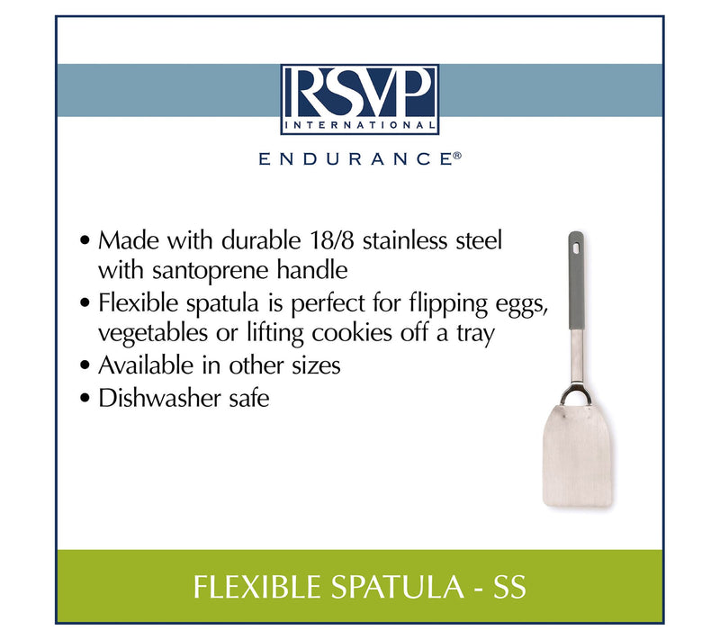 RSVP Stainless Steel Flexible Spatula — View 5