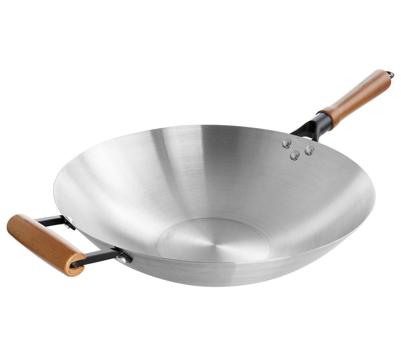 Oster Sangerfield 14 in Stainless Steel Flat Bottom Wok — Main view