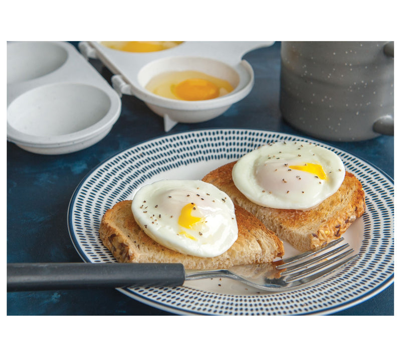 Nordic Ware Microwave Two Cavity Egg Poacher — View 6