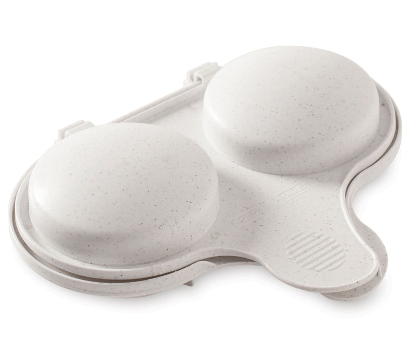 Nordic Ware Microwave Two Cavity Egg Poacher — View 4