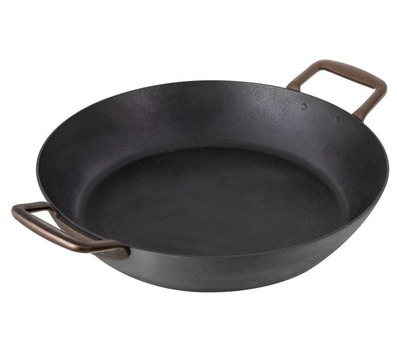 Kuhn Rikon 11" Black Star Iron Frying Pan w/ Side Handles — View 3