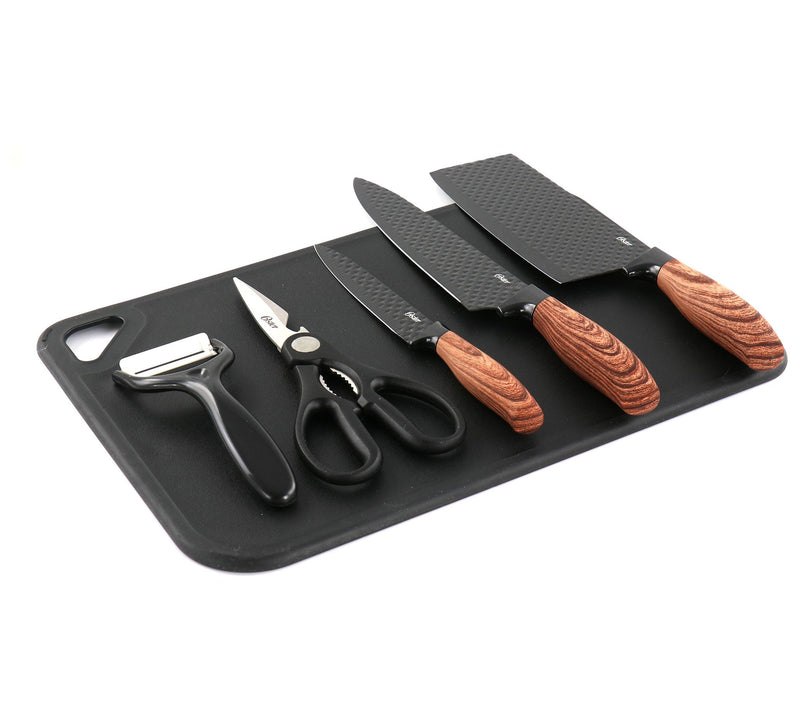 Oster Gunderson 6-Piece Black Stainless Steel Cutlery Set — View 4