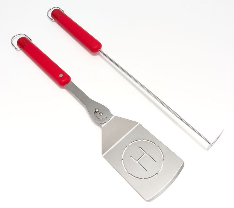 Henning Lee 2-Pc Grilling Pivot Spatula & Meat Hook Tool Set — View 9