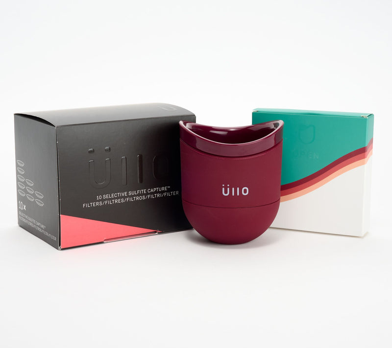 Ullo Open Wine Purifier with 13 Sulfite Filters — View 5