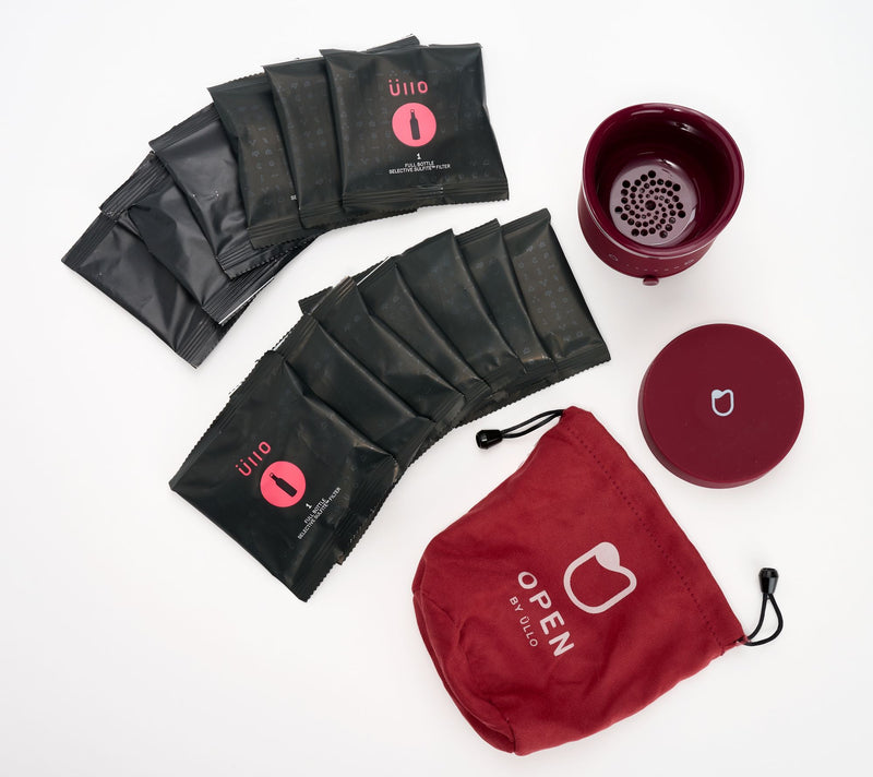 Ullo Open Wine Purifier with 13 Sulfite Filters — View 11