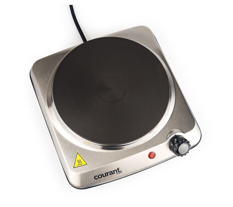 Courant 1000W Portable Single Electric Burner,Stainless — View 7