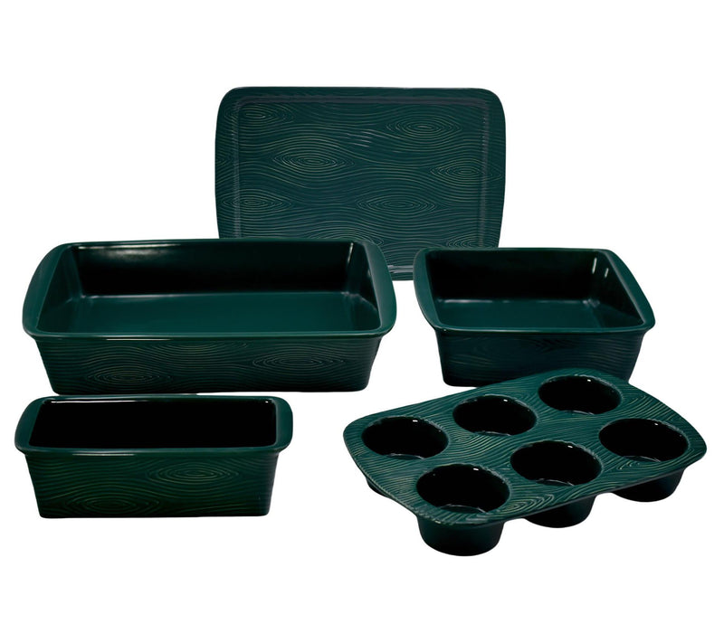 Temp-tations Woodland 5-pc Essential Nestable Bakeware Set — View 3