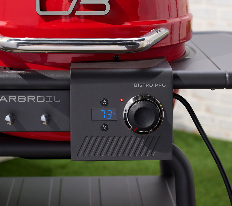 CharBroil Bistro Pro Electric Outdoor Grill + Griddle w/Cover — View 9