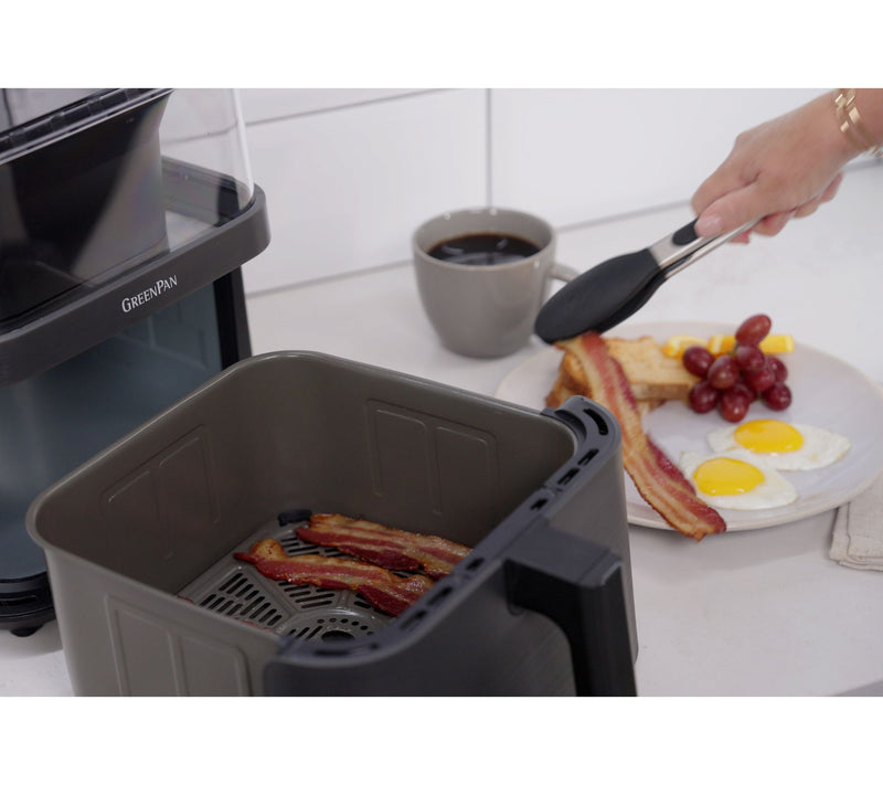 GreenPan 7Qt Ceramic Nonstick 360 Clear View Air Fryer — View 6