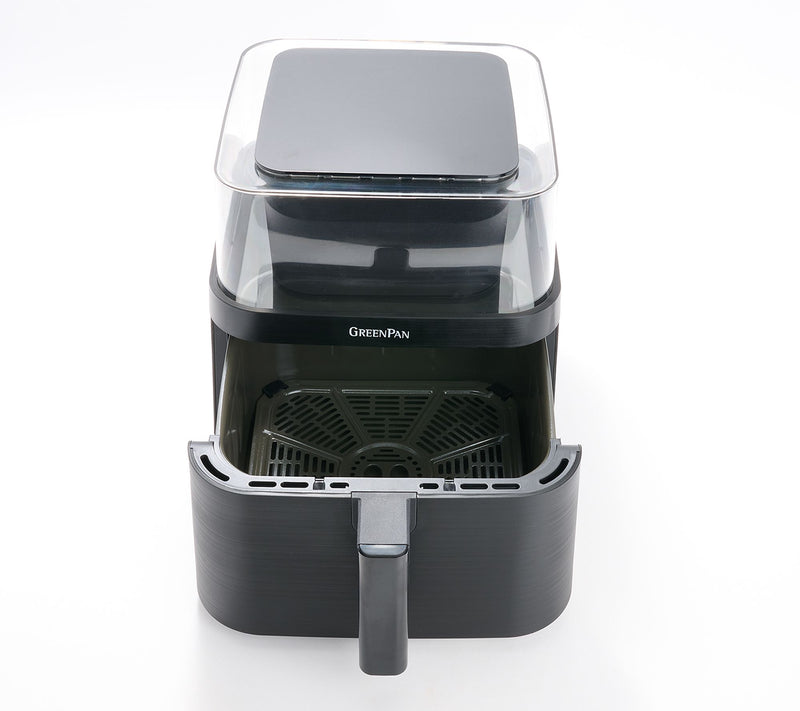 GreenPan 7Qt Ceramic Nonstick 360 Clear View Air Fryer — View 2