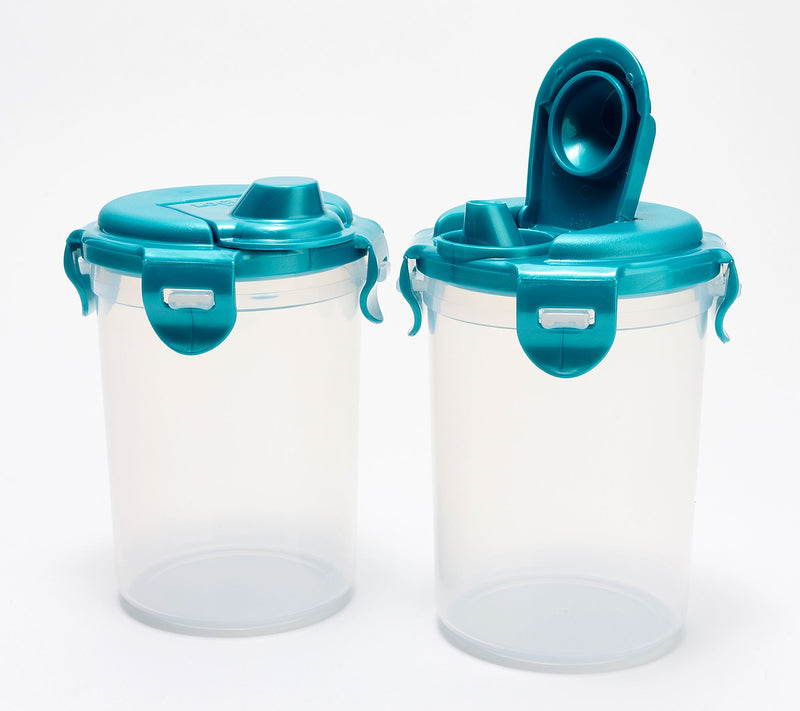 LocknLock Set of (2) 2-Cup Sauce Bottles w/ Locking Lids — View 17