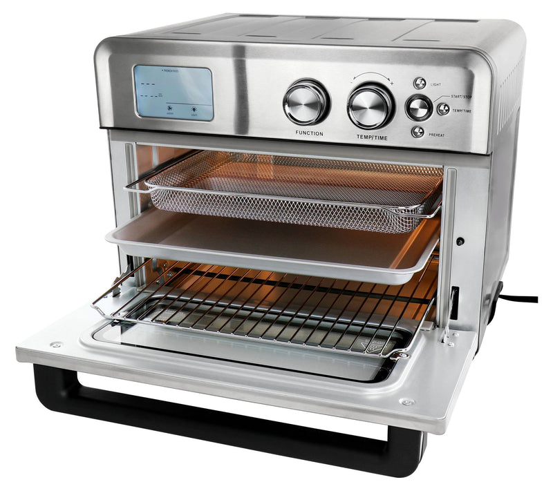 MegaChef Multifunction Air Fryer Toaster Oven w ith 21 Presets — View 4