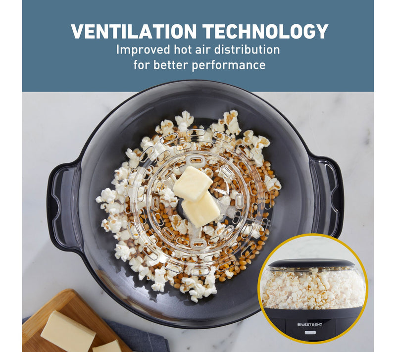 West Bend 6-Quart Stir Crazy Popcorn Maker — View 9