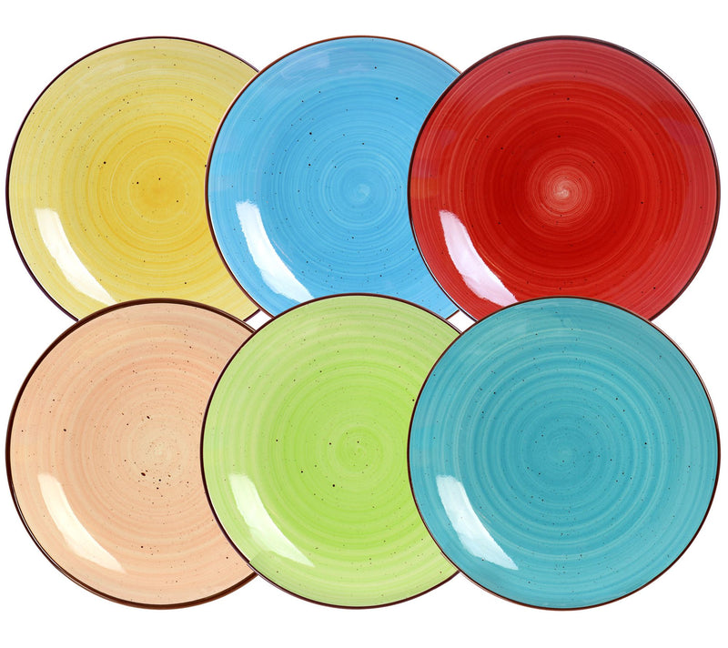 Elama Sebastian 24-Piece Double Bowl StonewareDinnerware Set — View 7