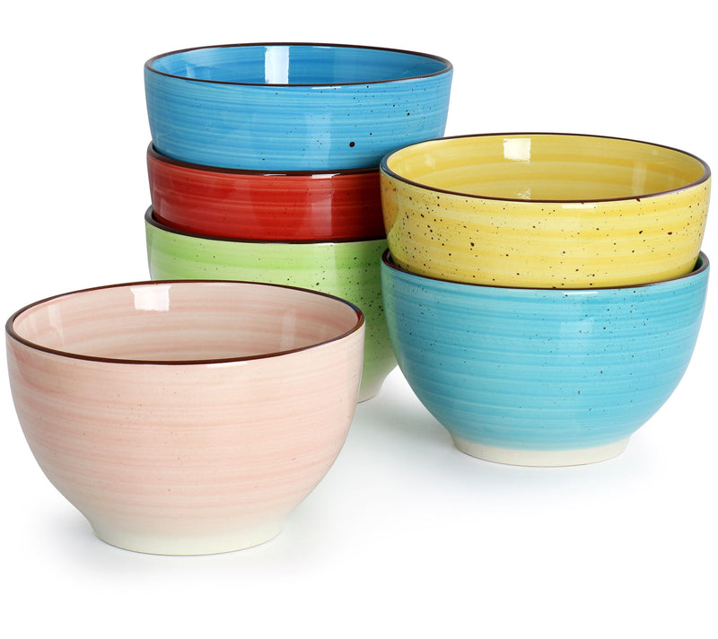 Elama Sebastian 18-Piece Double Bowl StonewareDinnerware Set — View 7