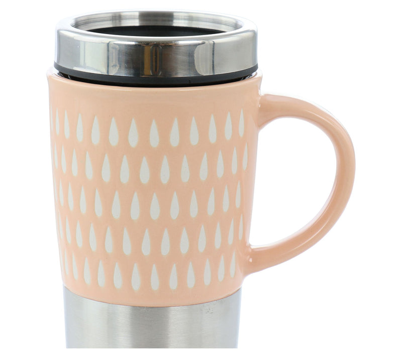 Mr. Coffee Travertine 16 Ounce Stoneware TravelMug with Lid — View 7