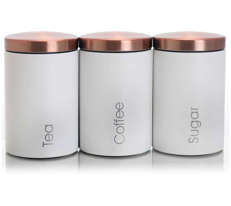 MegaChef Kitchen Storage 3 Piece Sugar, Coffeeand Tea Set — Main view