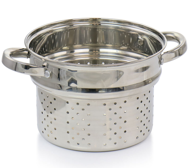Oster Sangerfield 4 Piece 5 Quart Stainless Ste el Pasta Pot — View 5