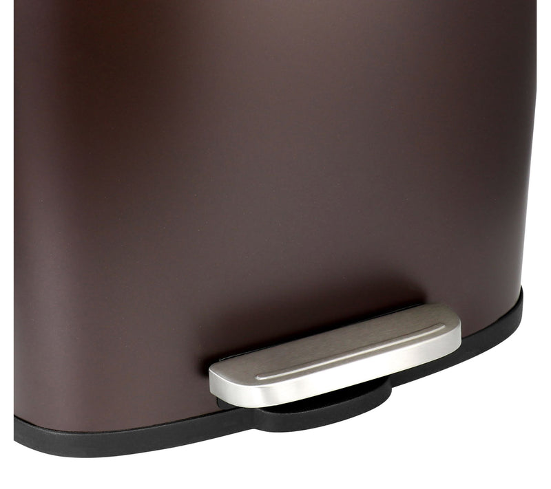 Elama 3 Piece 30 Liter and 5 Liter Step Trash Can Set — View 9