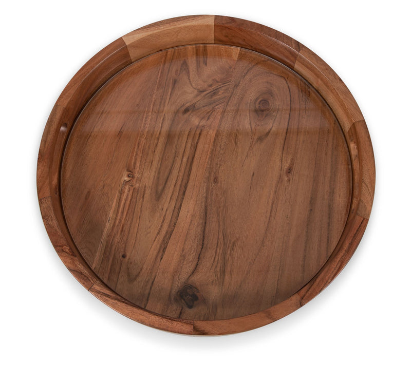Toscana Barista Serving Charcuterie Tray with Glass Insert — View 4