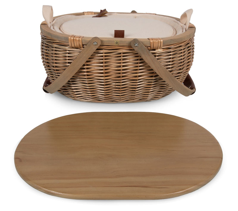 Picnic Time Sequoia Insulated Picnic Cooler Basket — View 5