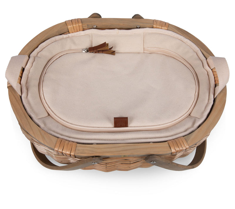 Picnic Time Sequoia Insulated Picnic Cooler Basket — View 8