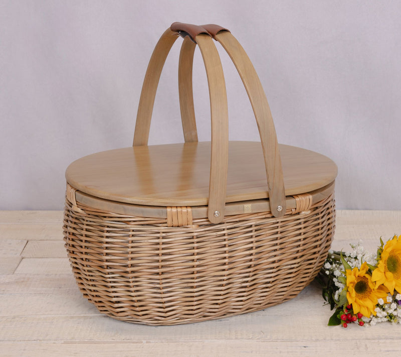 Picnic Time Sequoia Insulated Picnic Cooler Basket — View 10