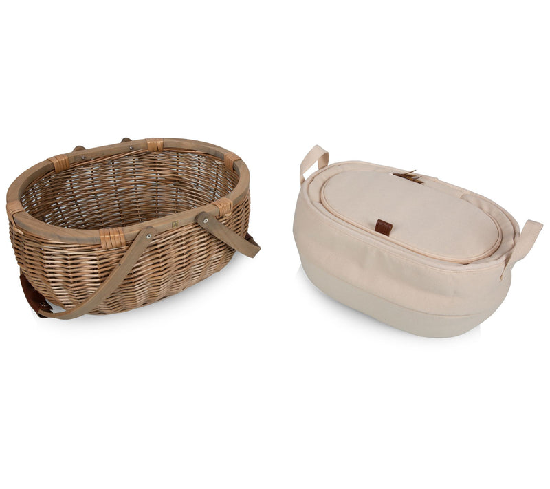 Picnic Time Sequoia Insulated Picnic Cooler Basket — View 6