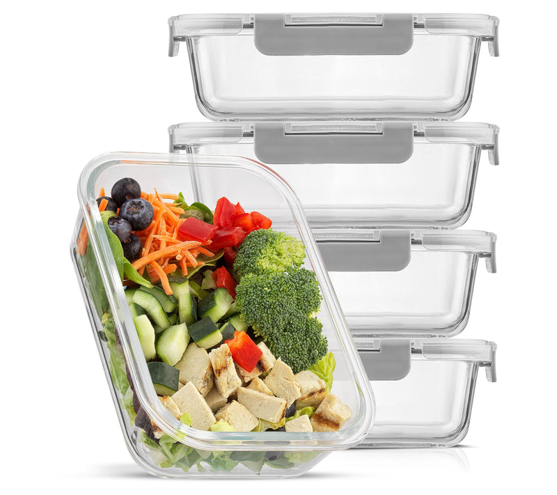 JoyJolt Food Prep Storage Containers - Set of 5 — View 5