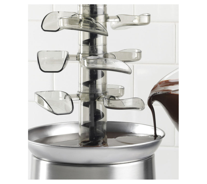 Nostalgia 2-Pound Stainless Steel Cascading Fon due Fountain — View 5