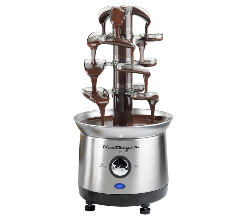 Nostalgia 2-Pound Stainless Steel Cascading Fon due Fountain — View 7