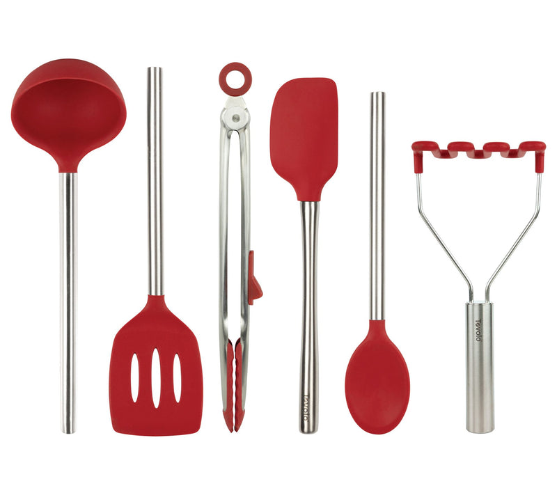 Tovolo Set of 6 Silicone Kitchen Utensils w/SS Handles — View 16