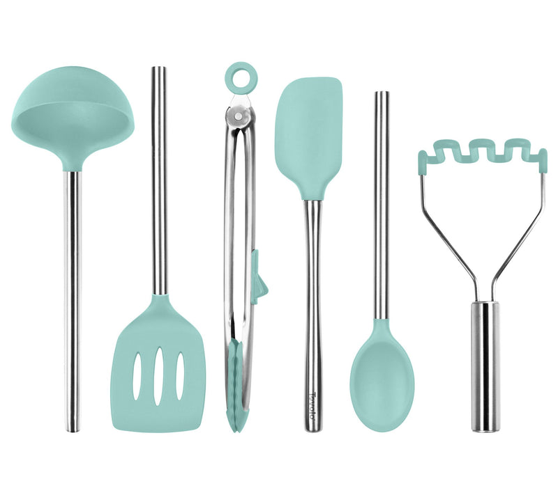 Tovolo Set of 6 Silicone Kitchen Utensils w/SS Handles — View 18