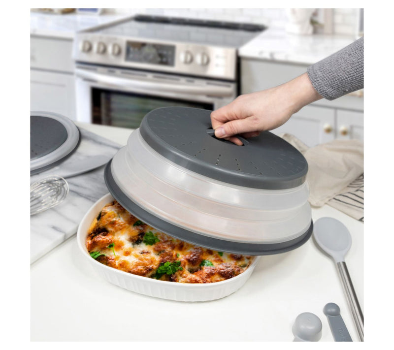 Tovolo Set of 3 Collapsible Microwave Food Covers — View 3