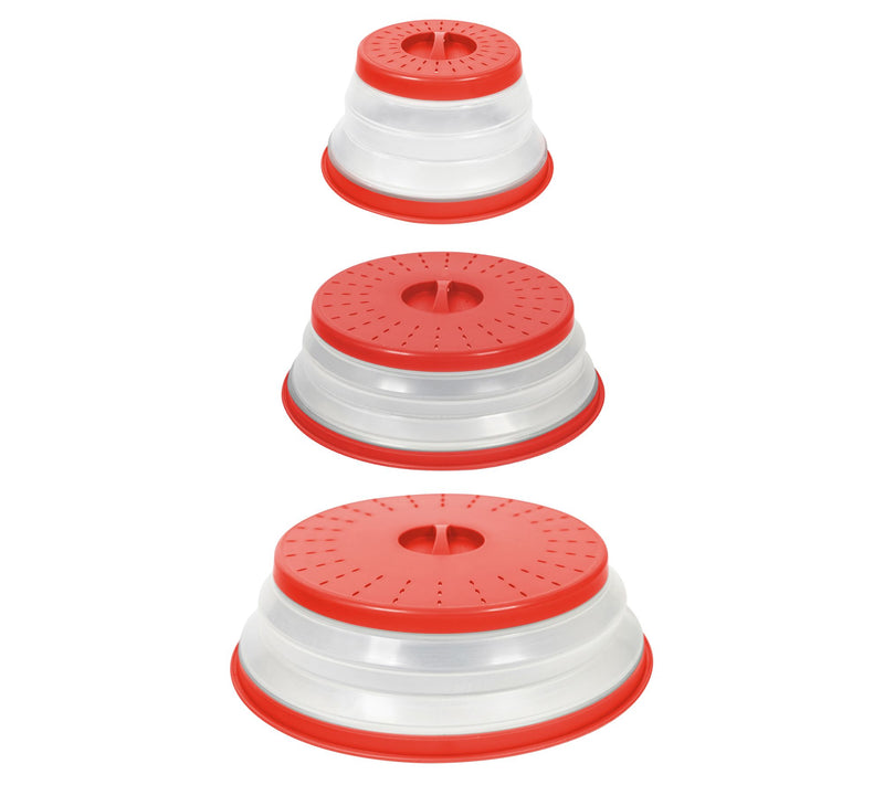 Tovolo Set of 3 Collapsible Microwave Food Covers — View 11
