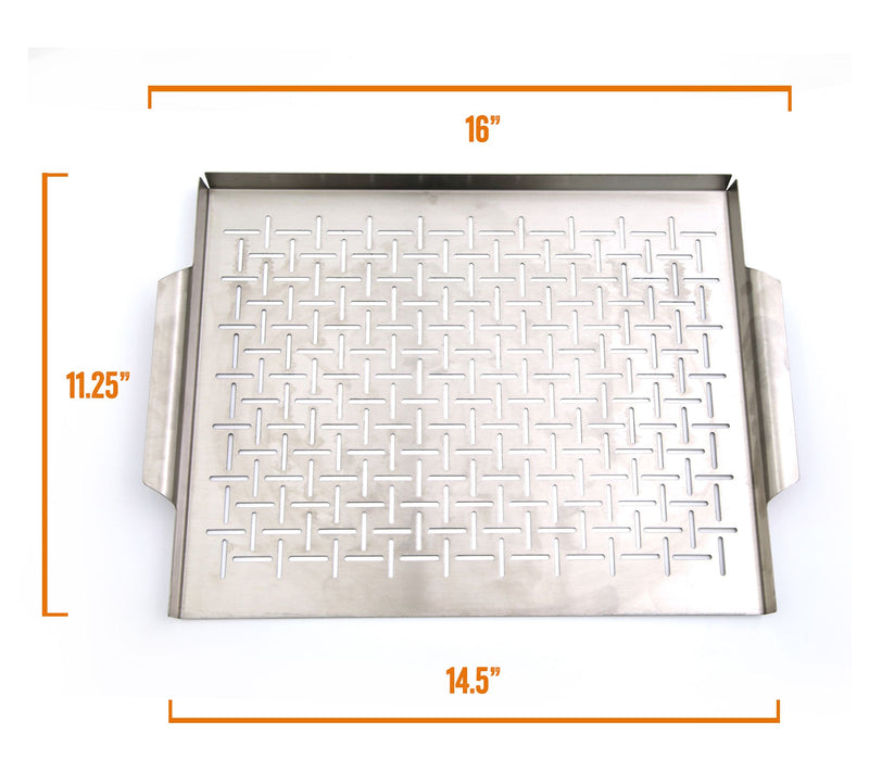 Yukon Glory Premium Grill Topper Tray Grillingan Stainless S — View 4