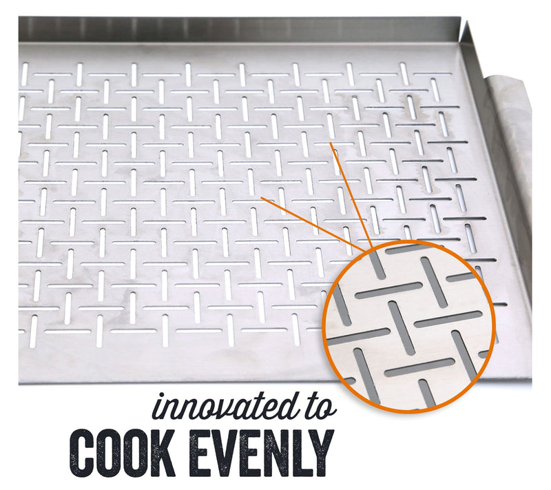 Yukon Glory Premium Grill Topper Tray Grillingan Stainless S — View 5