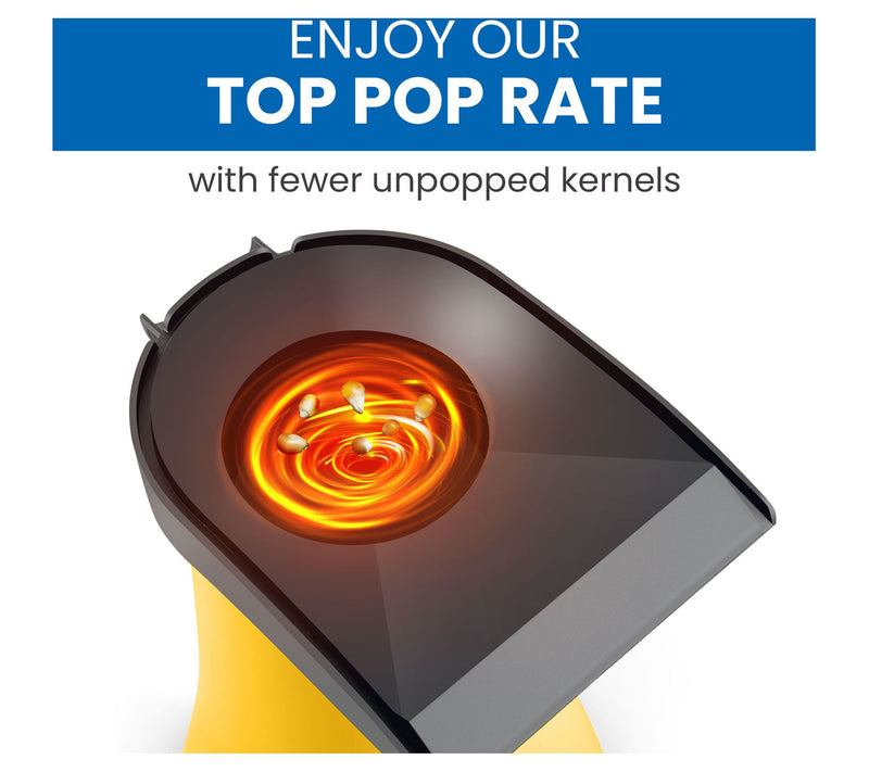 Elite Gourmet Fast Hot Air Popcorn Popper — View 4