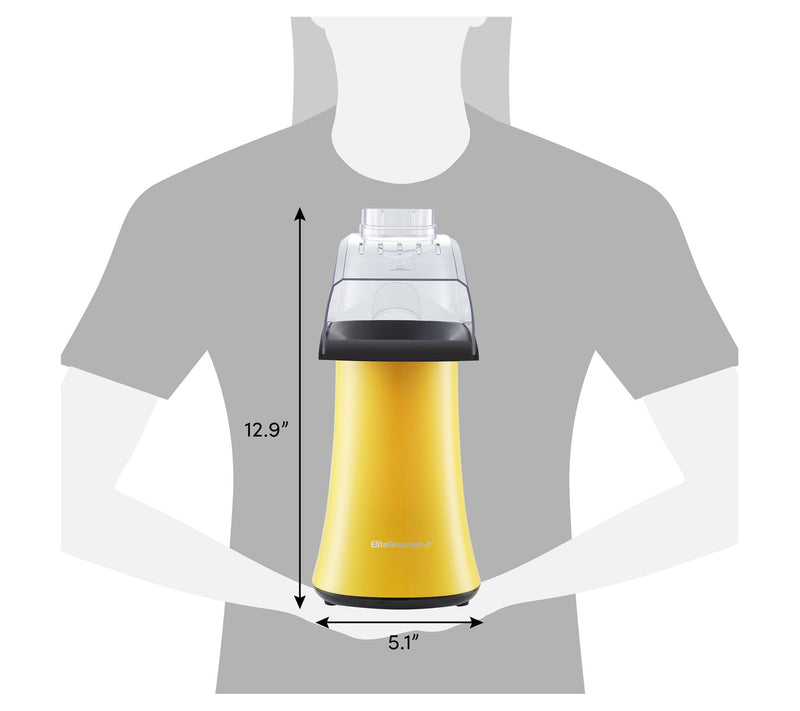 Elite Gourmet Fast Hot Air Popcorn Popper — View 7